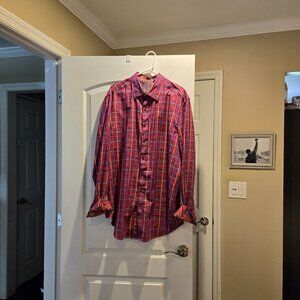 NWOT ROBERT GRAHAM MENS DRESS SHIRT